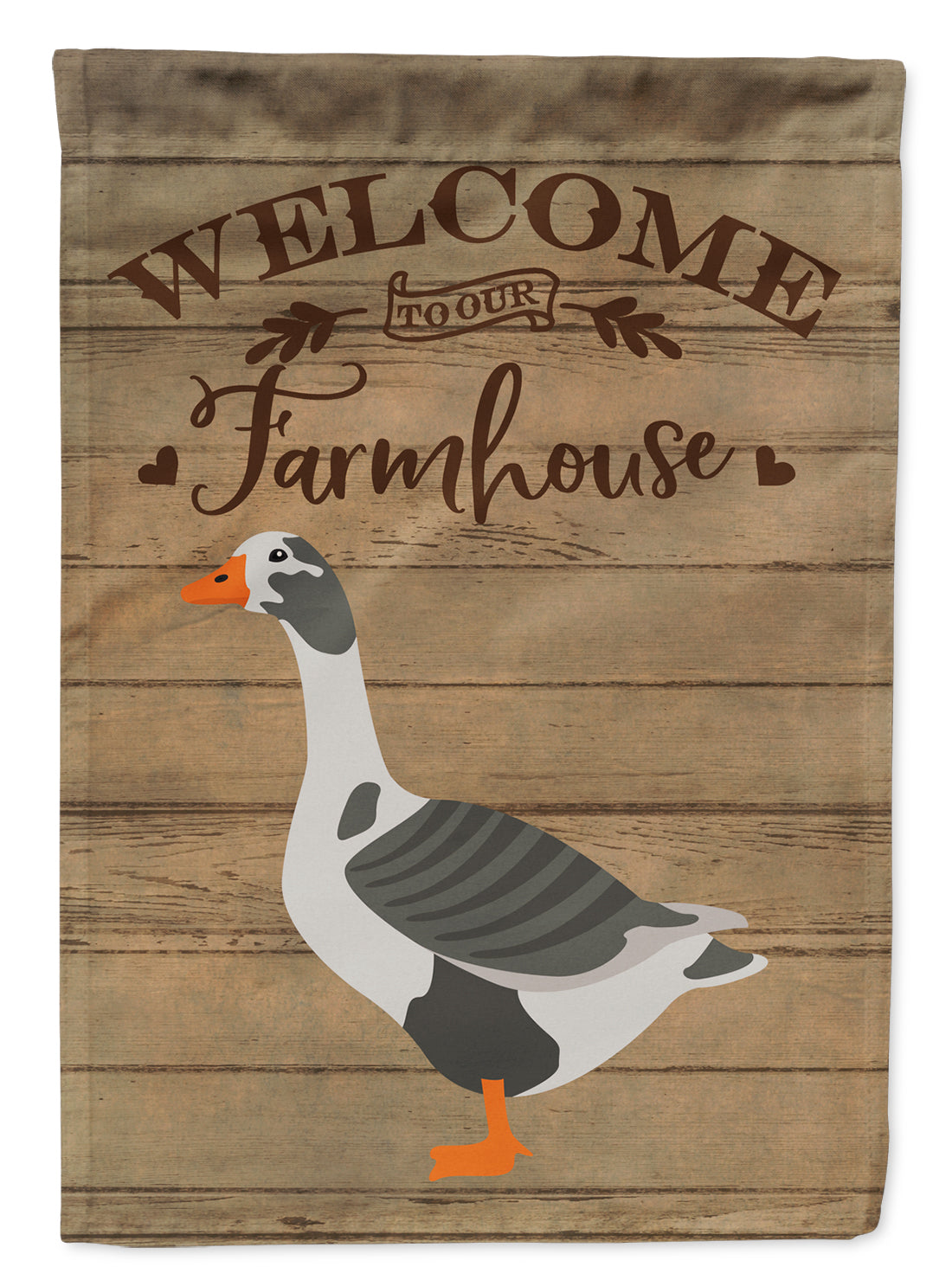West of England Goose Welcome Flag Canvas House Size CK6839CHF
