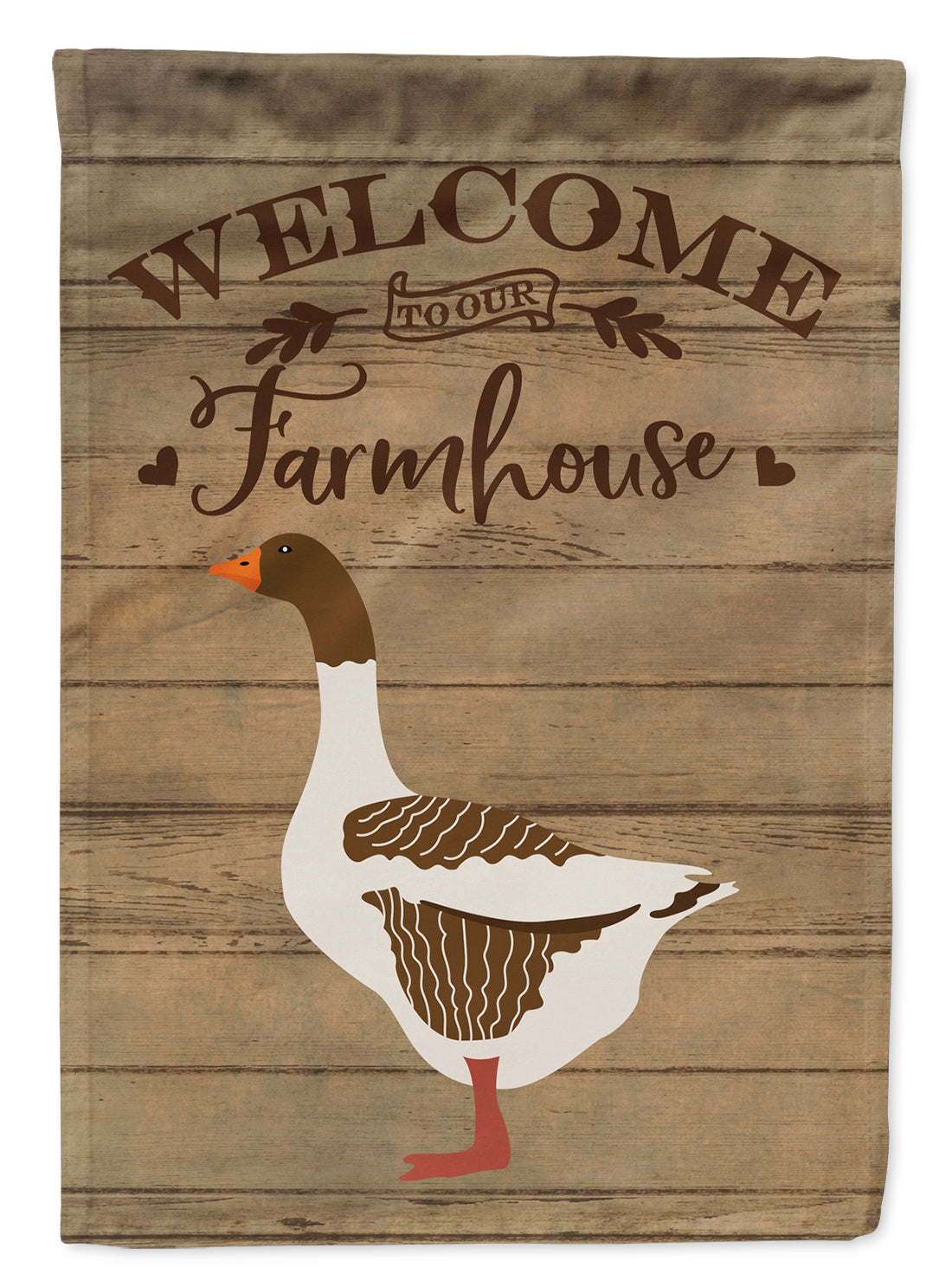 Pomeranian Rogener Goose Welcome Flag Canvas House Size CK6847CHF  the-store.com.