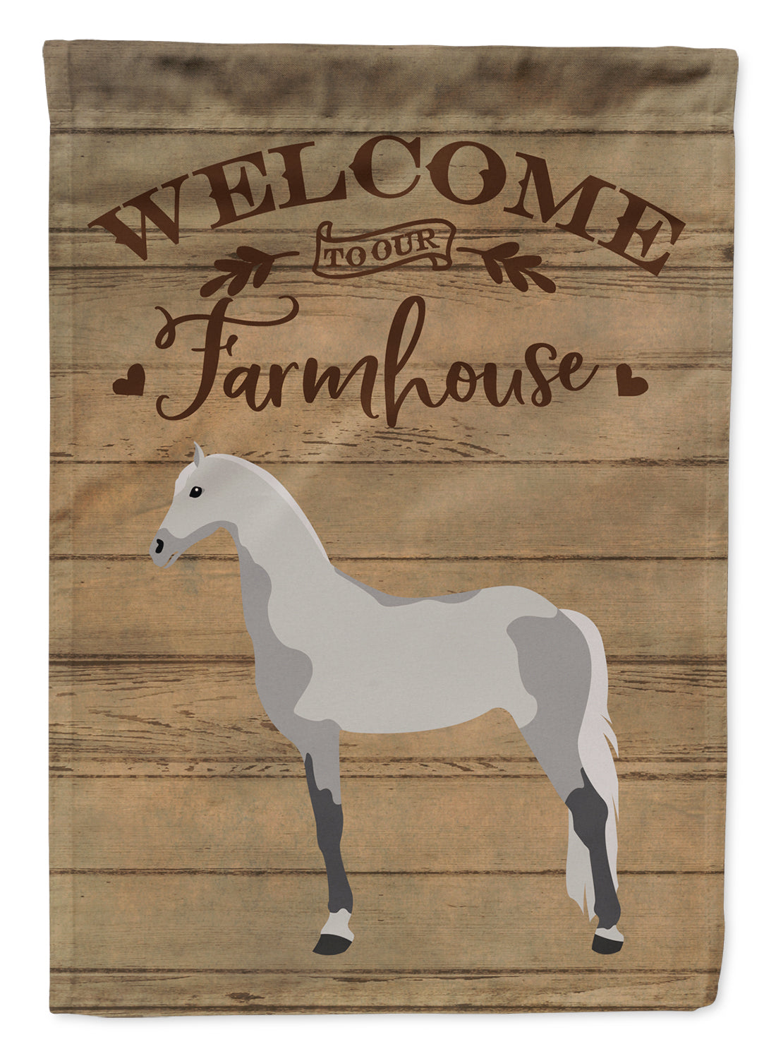 Orlov Trotter Horse Welcome Flag Canvas House Size CK6852CHF  the-store.com.