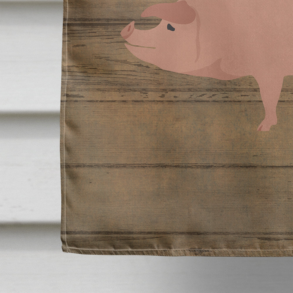 American Landrace Pig Welcome Flag Canvas House Size CK6876CHF  the-store.com.