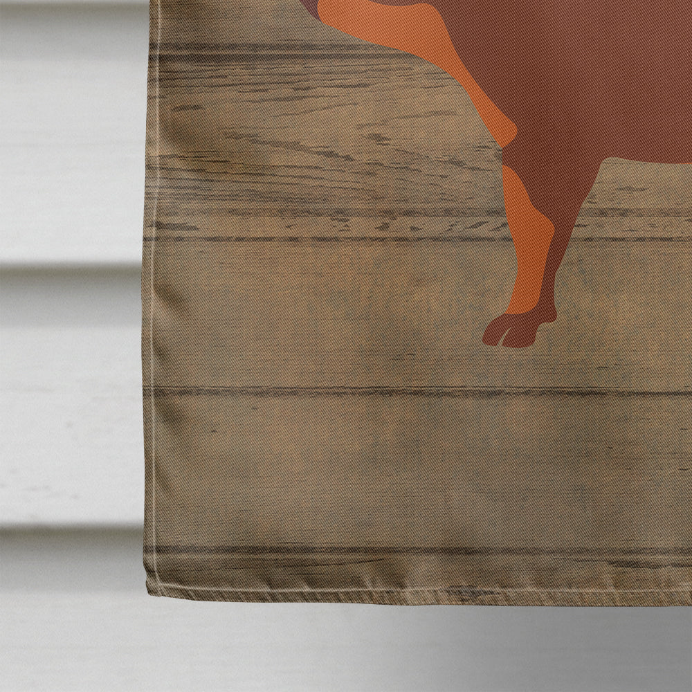 Duroc Pig Welcome Flag Canvas House Size CK6886CHF  the-store.com.