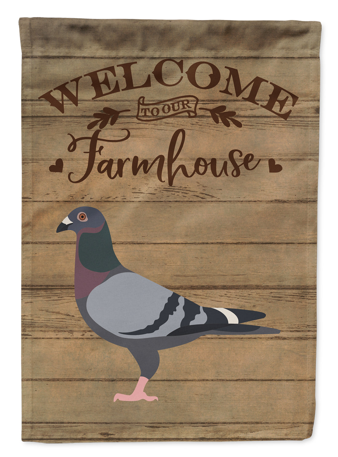 Racing Pigeon Welcome Flag Canvas House Size CK6895CHF  the-store.com.