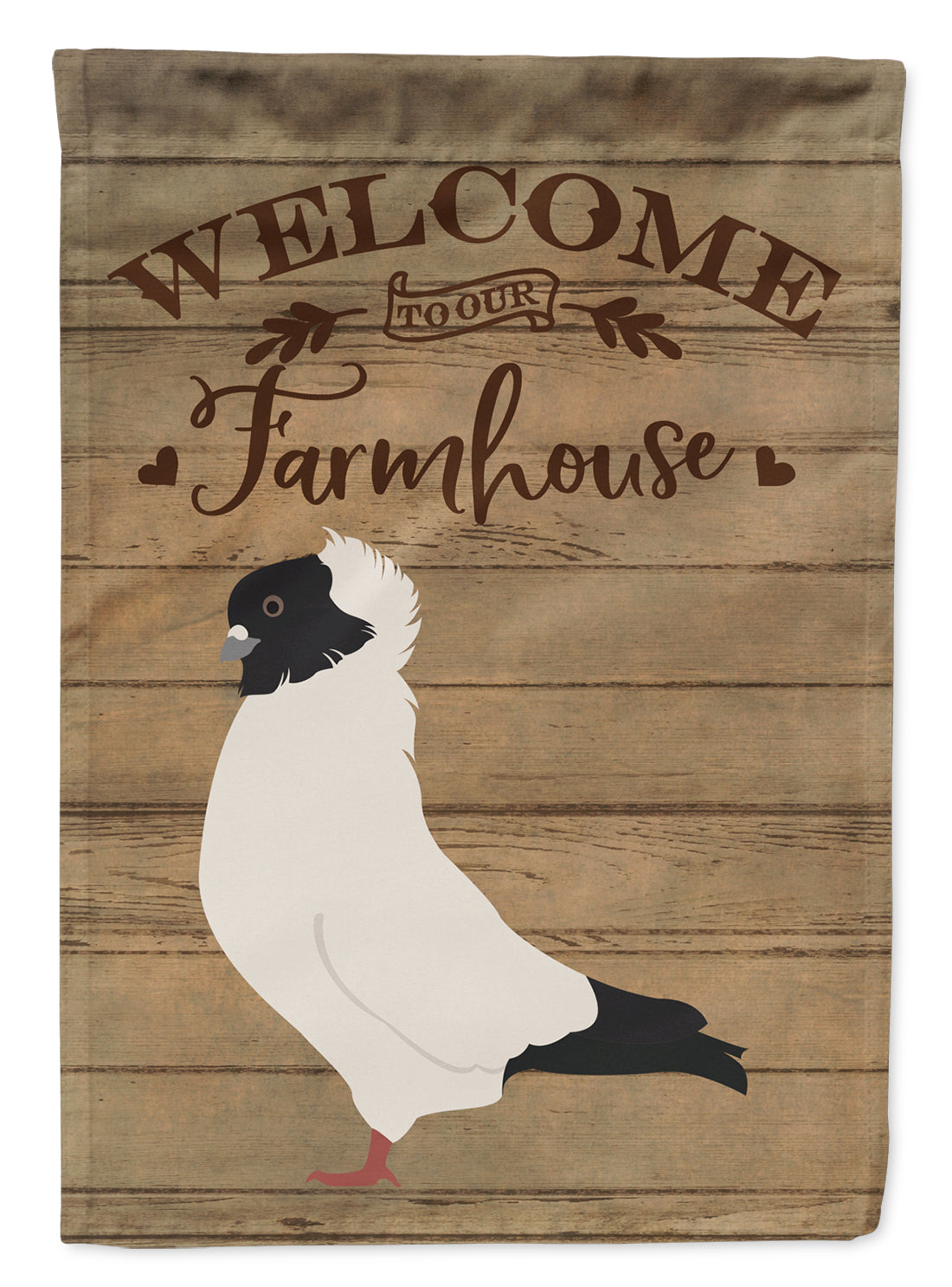 Nun Pigeon Welcome Flag Canvas House Size CK6896CHF