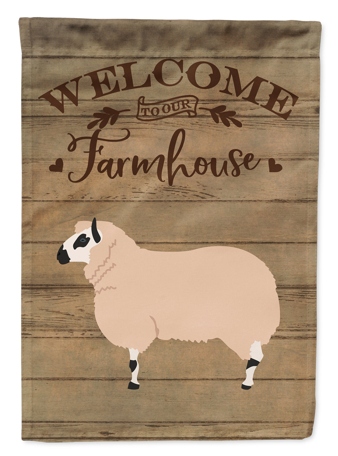 Kerry Hill Sheep Welcome Flag Canvas House Size CK6923CHF  the-store.com.