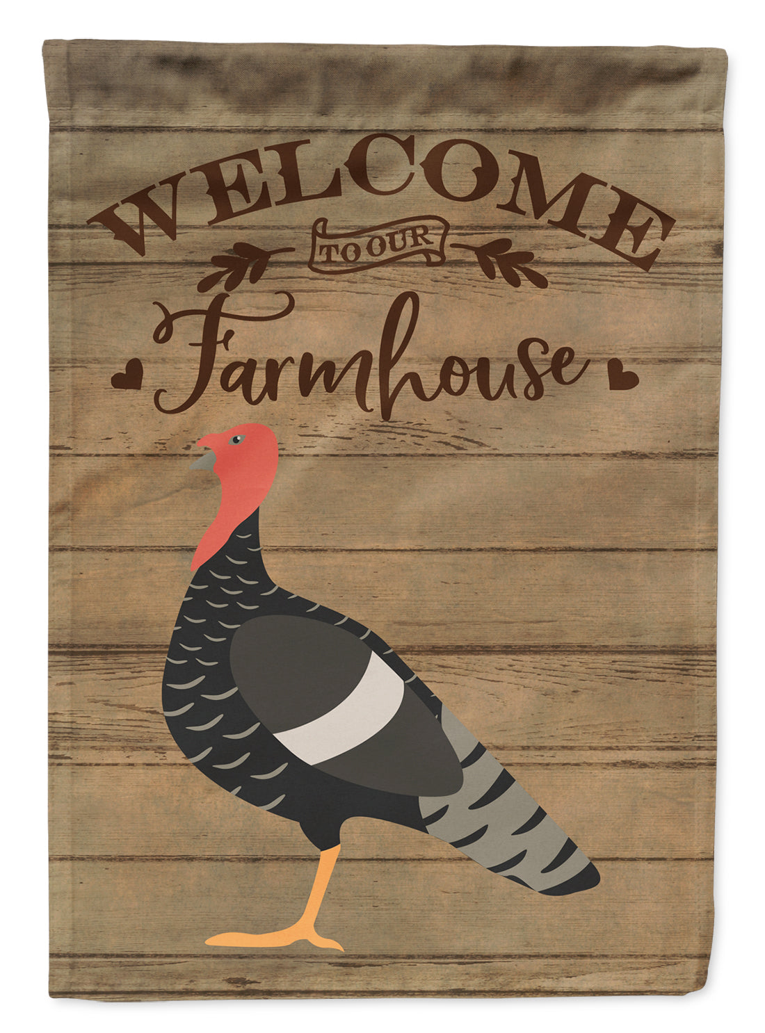 Marragansett Turkey Welcome Flag Canvas House Size CK6931CHF  the-store.com.