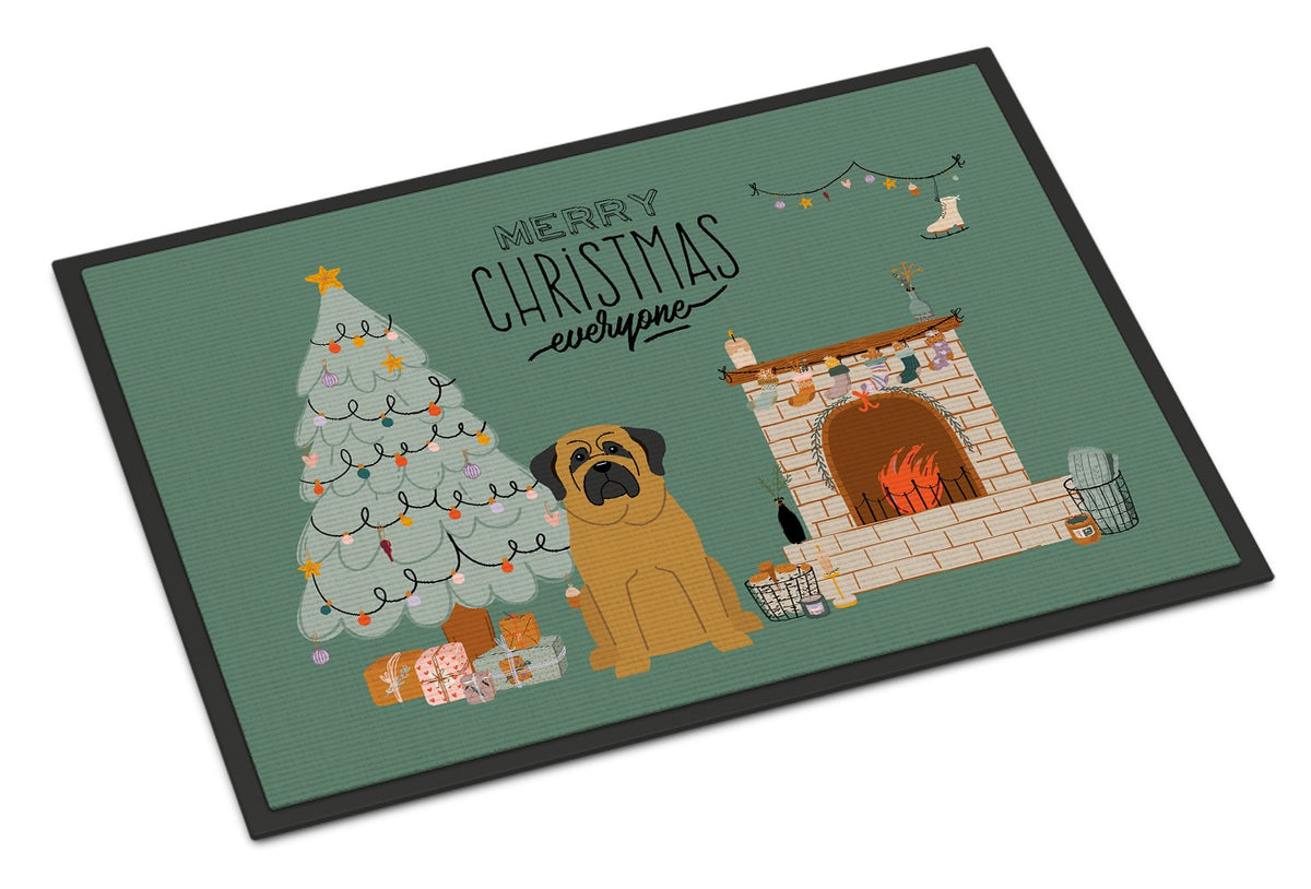 Mastiff Christmas Everyone Indoor or Outdoor Mat 24x36 CK7581JMAT by Caroline&#39;s Treasures