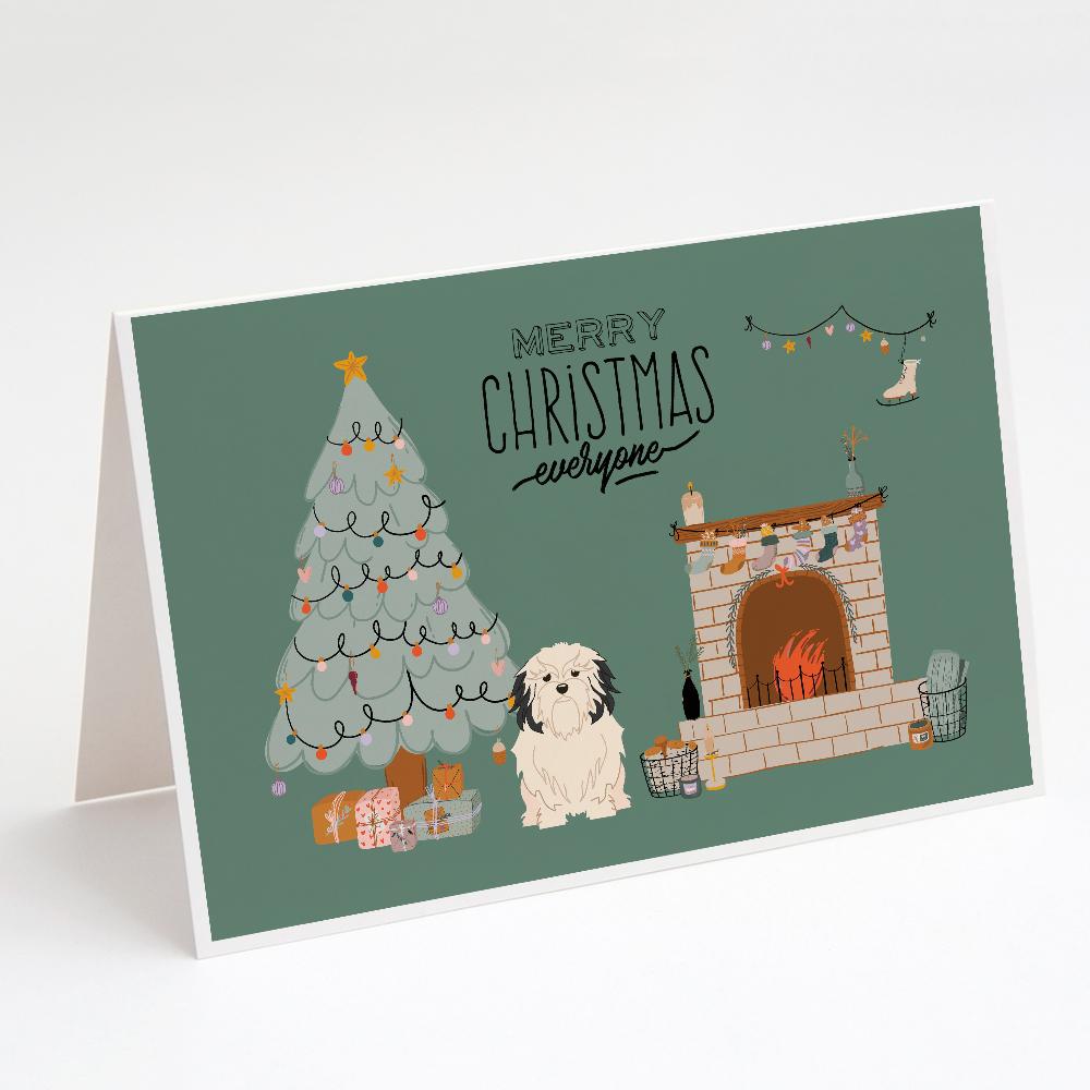 Buy this Lowchen Christmas Everyone Greeting Cards and Envelopes Pack of 8