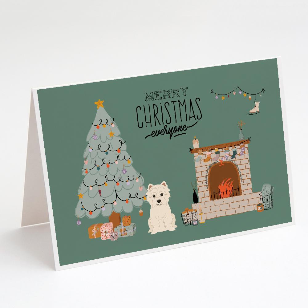 Buy this Westie Christmas Everyone Greeting Cards and Envelopes Pack of 8