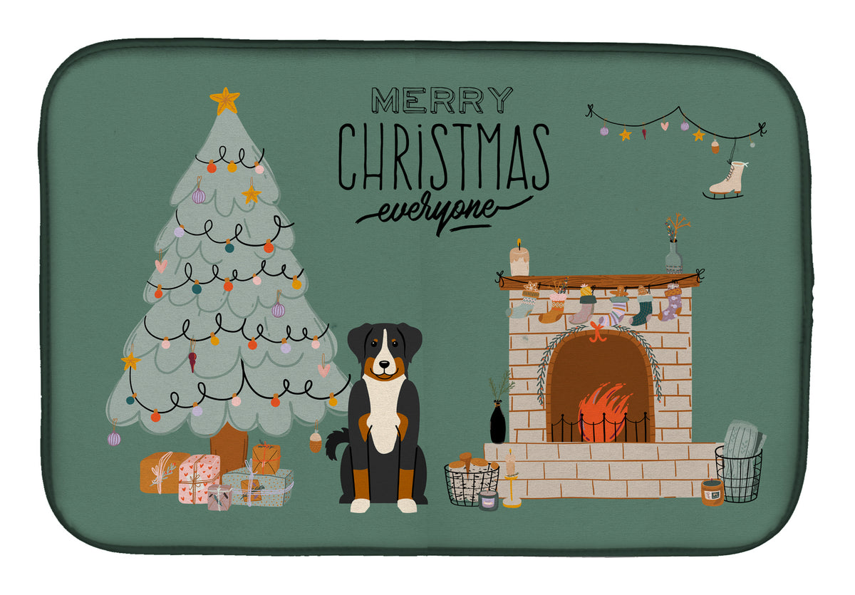 Appenzeller Sennenhund Noël Tout le monde Tapis de séchage pour vaisselle CK7606DDM
