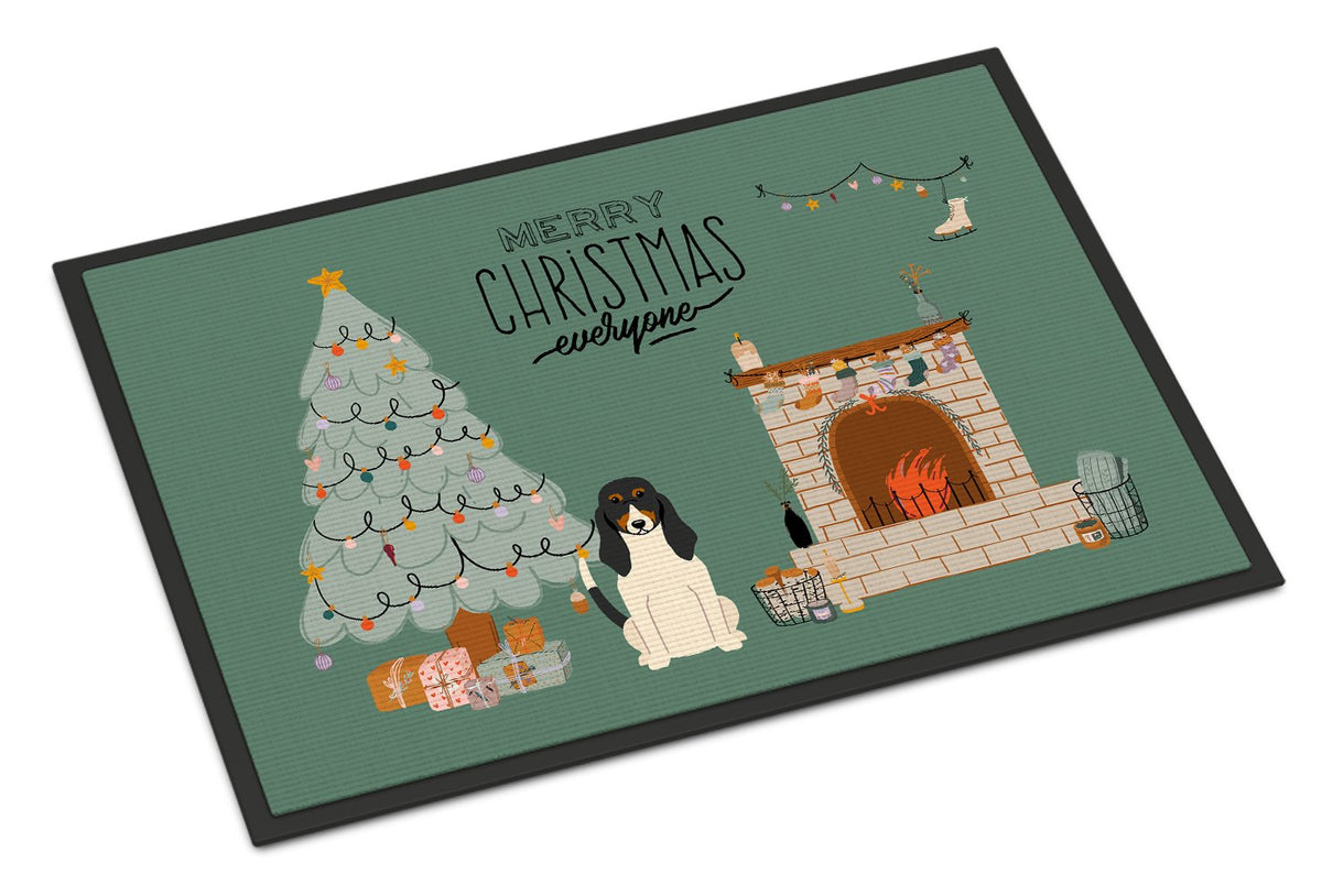 Swiss Hound Christmas Everyone Indoor or Outdoor Mat 24x36 CK7607JMAT by Caroline&#39;s Treasures