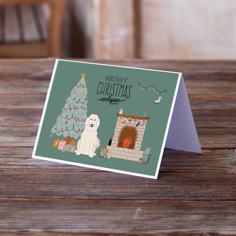 Great Pyrenese Christmas Everyone Greeting Cards and Envelopes Pack of 8 - the-store.com