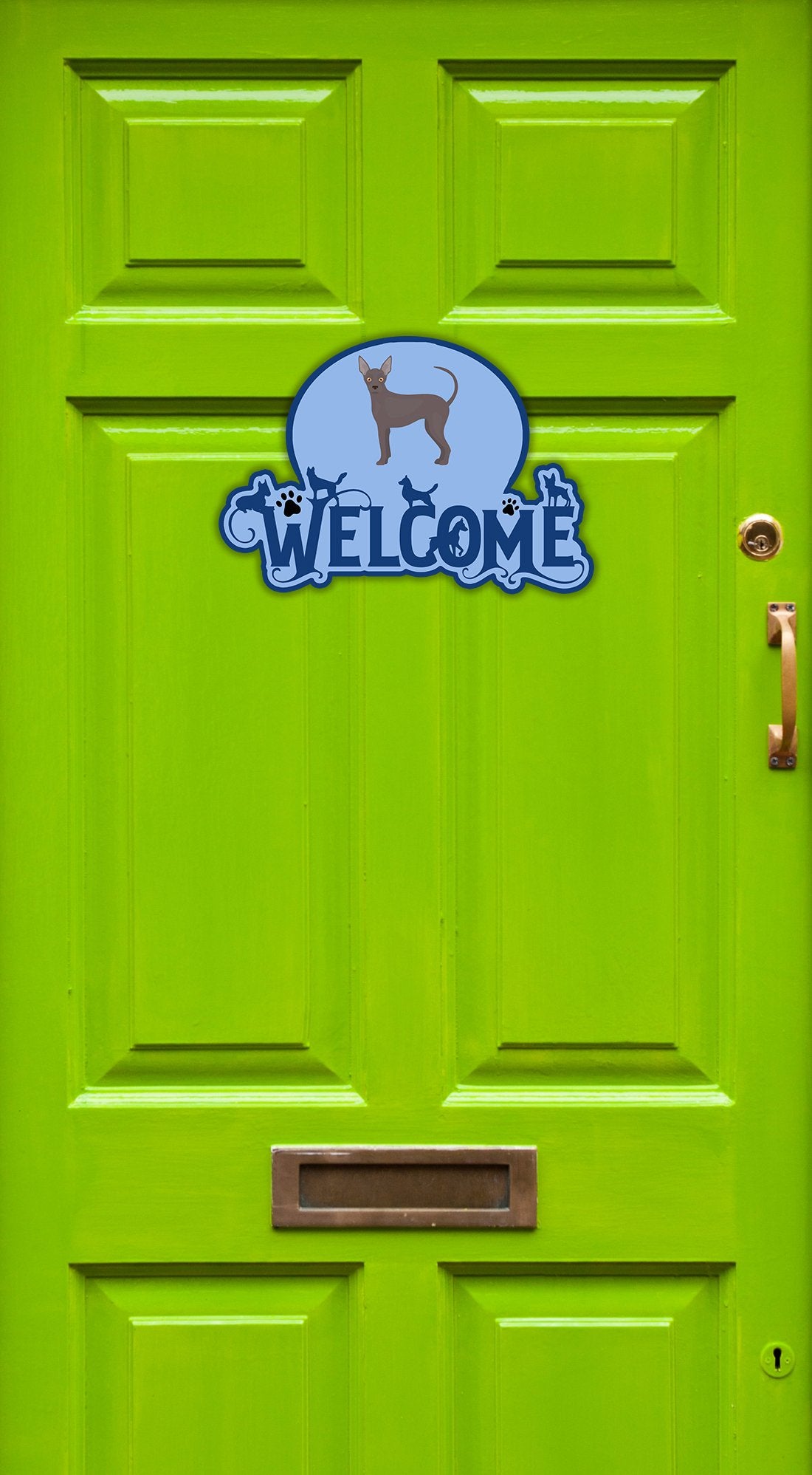 Abyssinian Sand Terrier Welcome Door Hanger Decoration - the-store.com