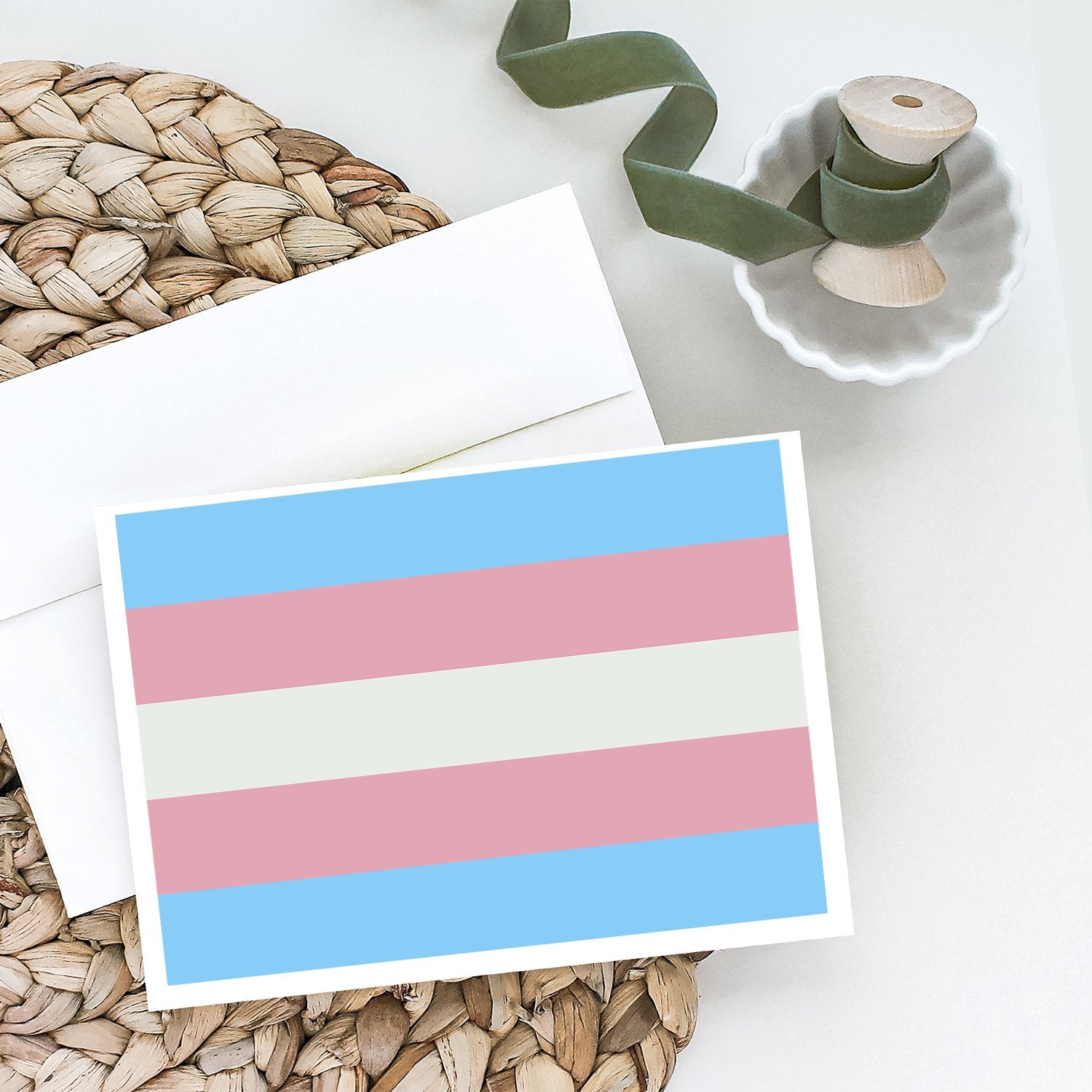 Buy this Transgender Pride Greeting Cards and Envelopes Pack of 8