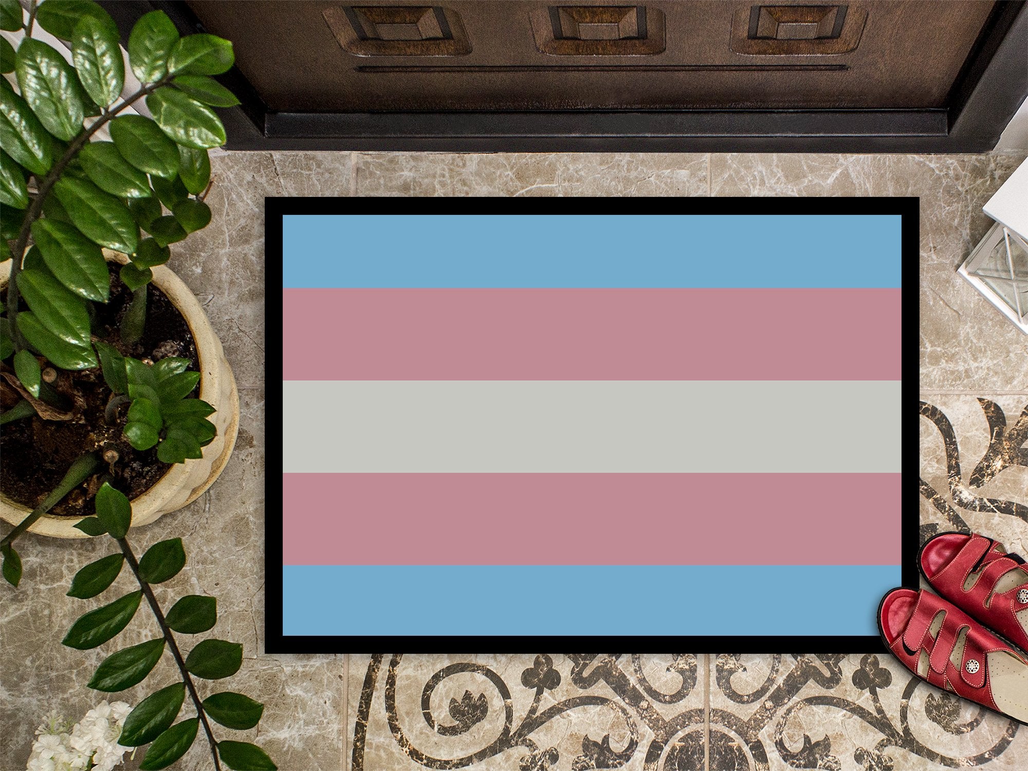 Transgender Pride Indoor or Outdoor Mat 24x36 - the-store.com