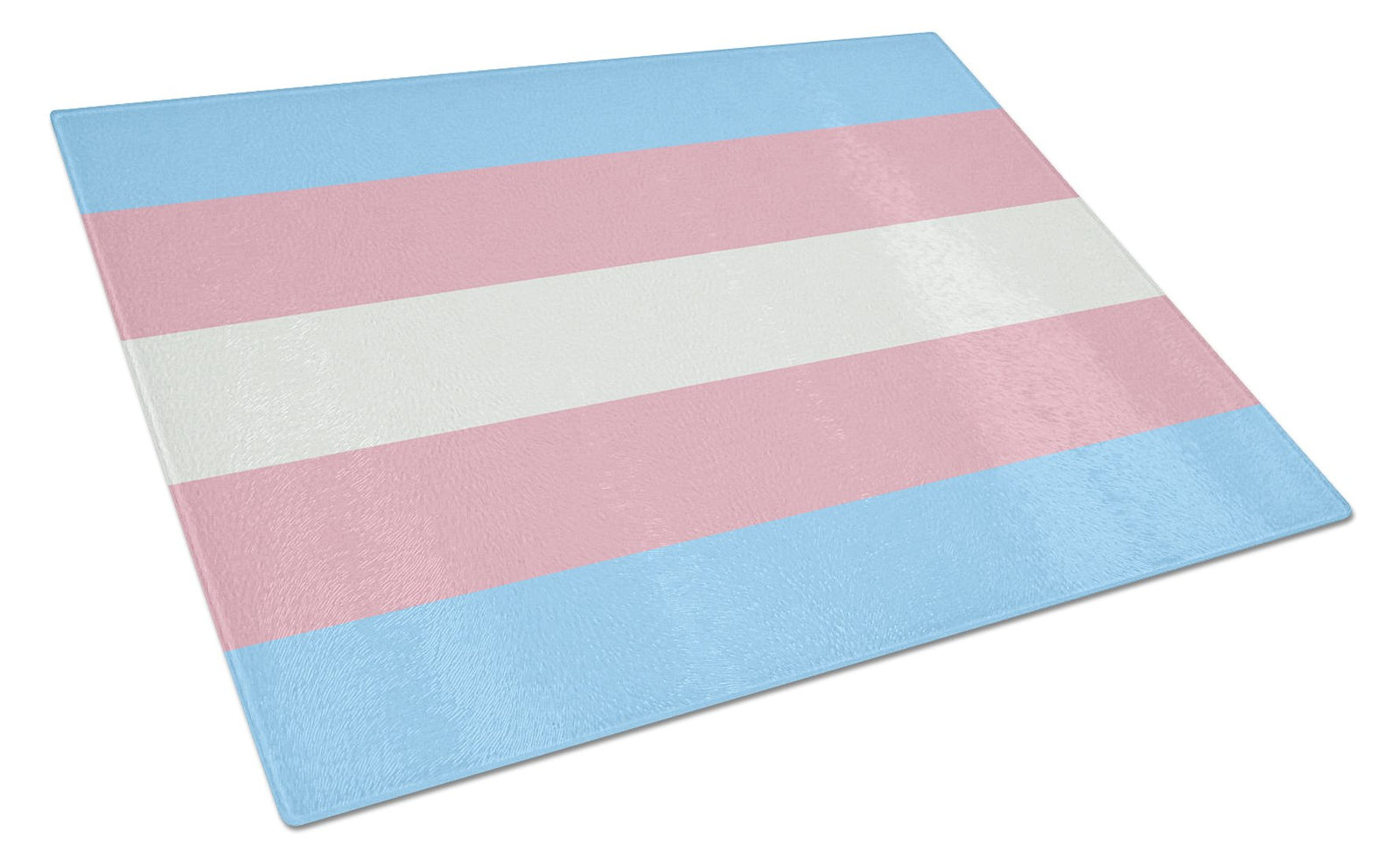 Buy this Transgender Pride Glass Cutting Board Large