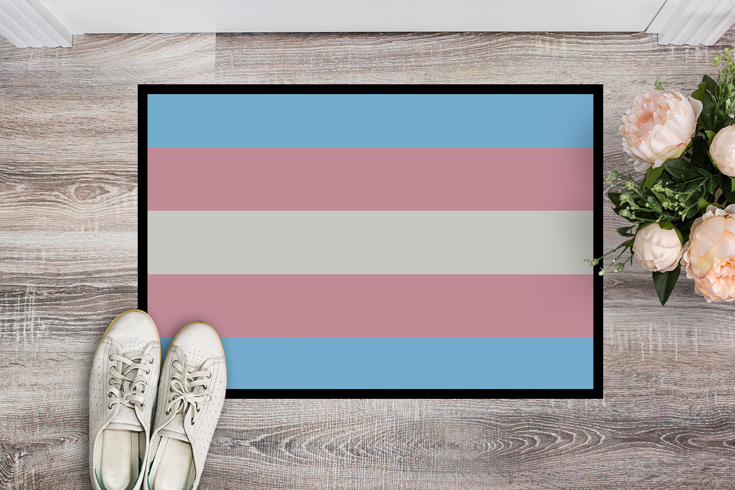 Transgender Pride Indoor or Outdoor Mat 18x27 - the-store.com