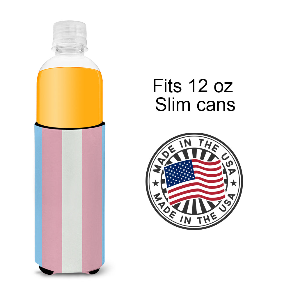 Transgender Pride Ultra Hugger for slim cans  the-store.com.