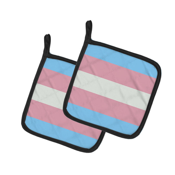 Buy this Transgender Pride Pair of Pot Holders