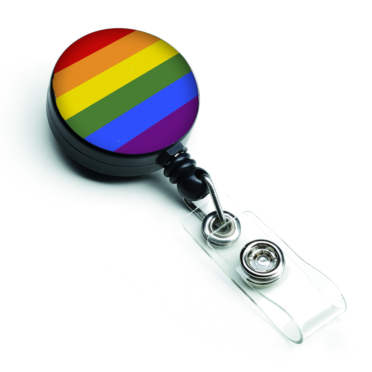 Gay Pride Retractable Badge Reel