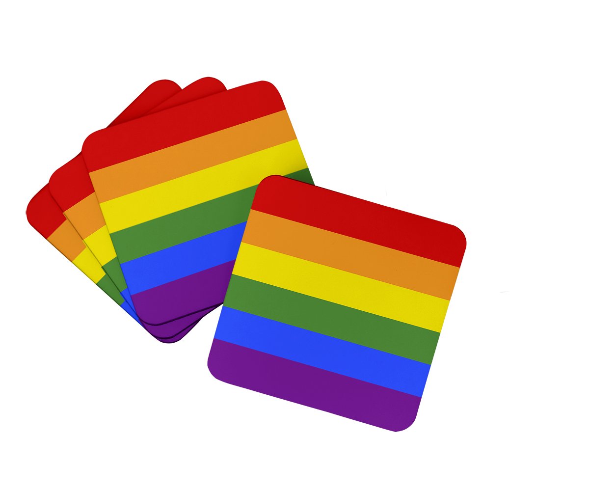 Buy this Gay Pride Foam Coaster Set of 4