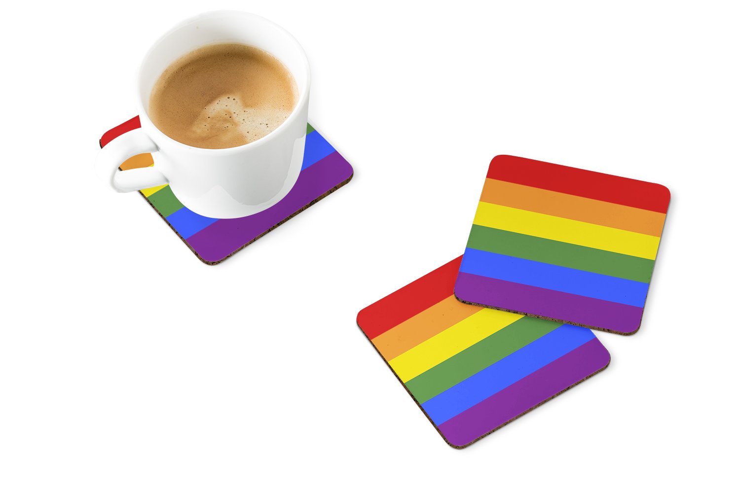 Buy this Gay Pride Foam Coaster Set of 4
