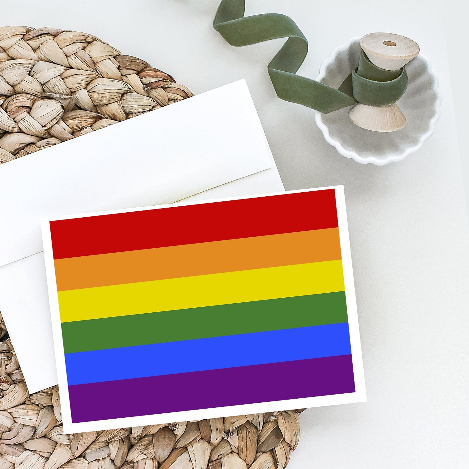 Gay Pride Greeting Cards and Envelopes Pack of 8 - the-store.com