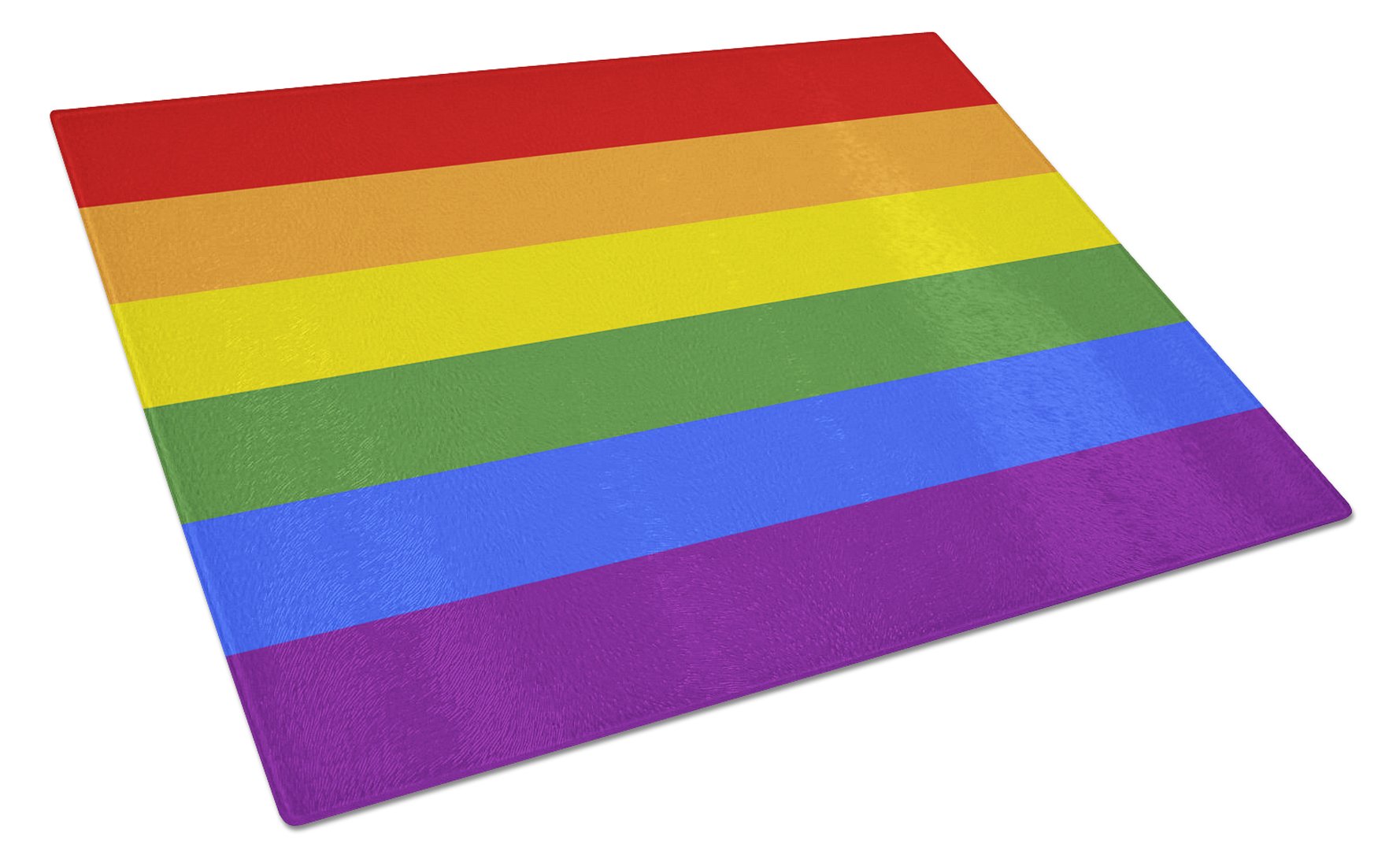 Buy this Gay Pride Glass Cutting Board Large