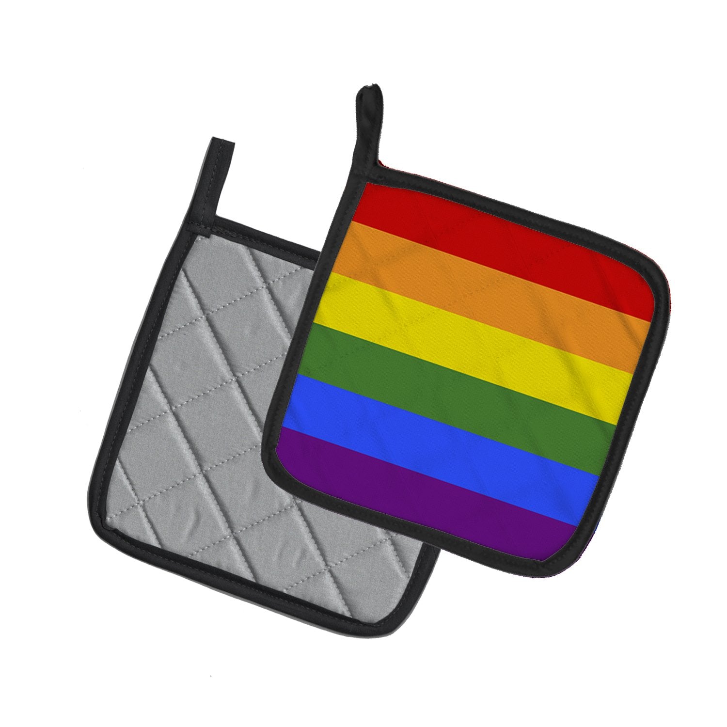 Gay Pride Pair of Pot Holders - the-store.com