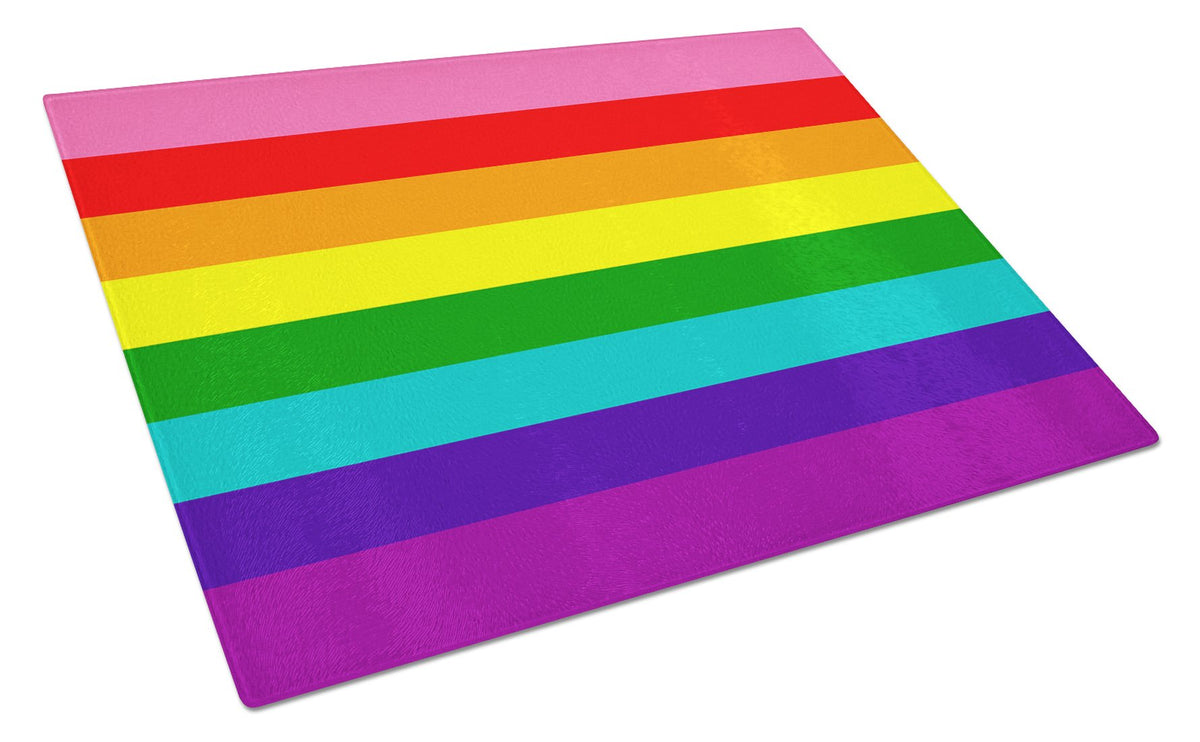 Buy this Gay Pride before 1978 Glass Cutting Board Large