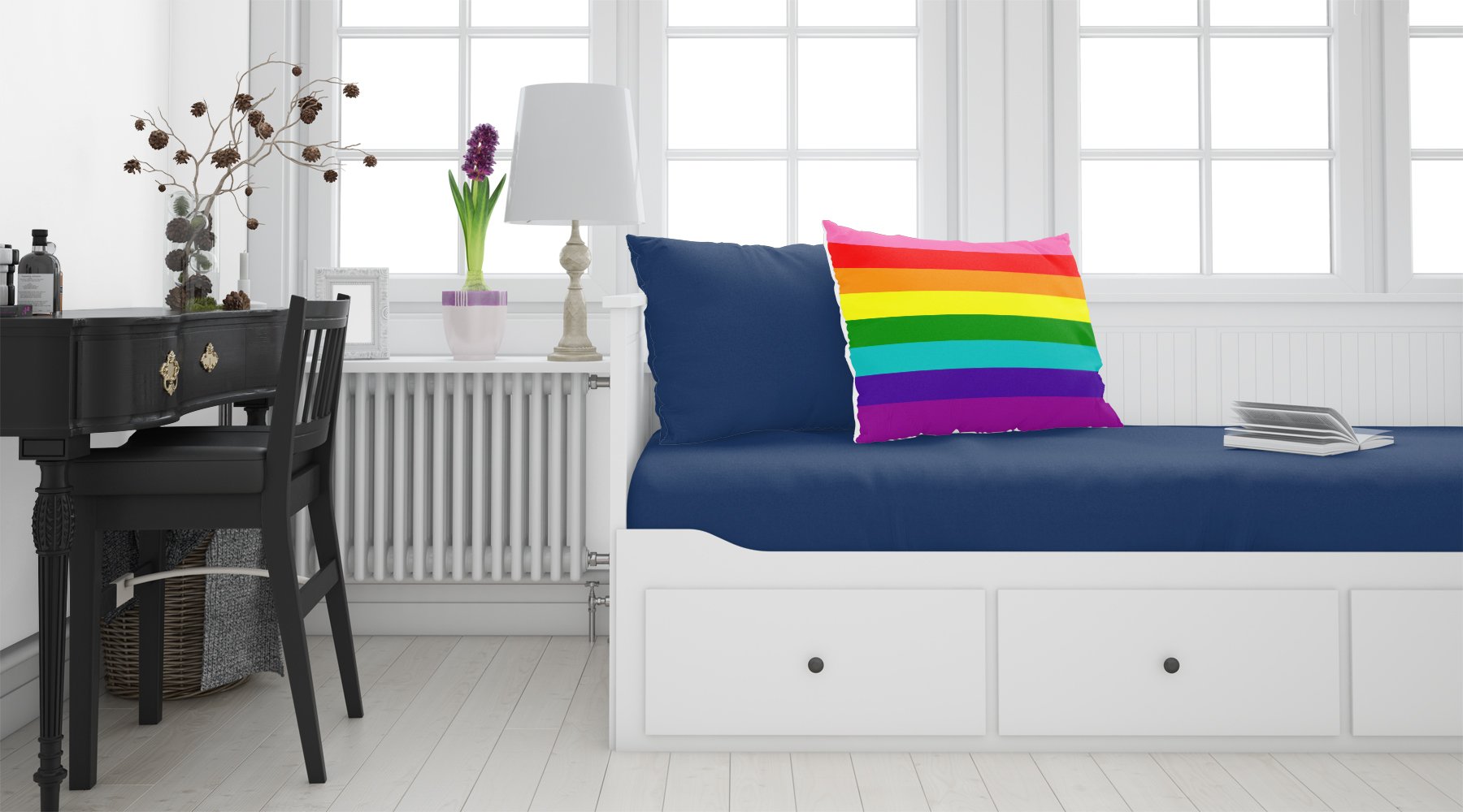 Gay Pride before 1978 Fabric Standard Pillowcase - the-store.com
