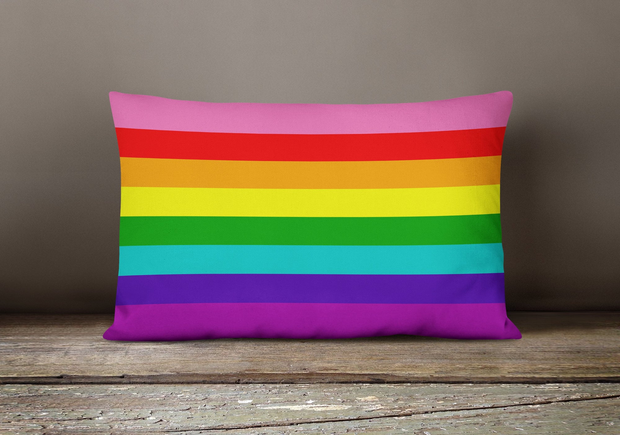 Gay Pride before 1978 Canvas Fabric Decorative Pillow - the-store.com