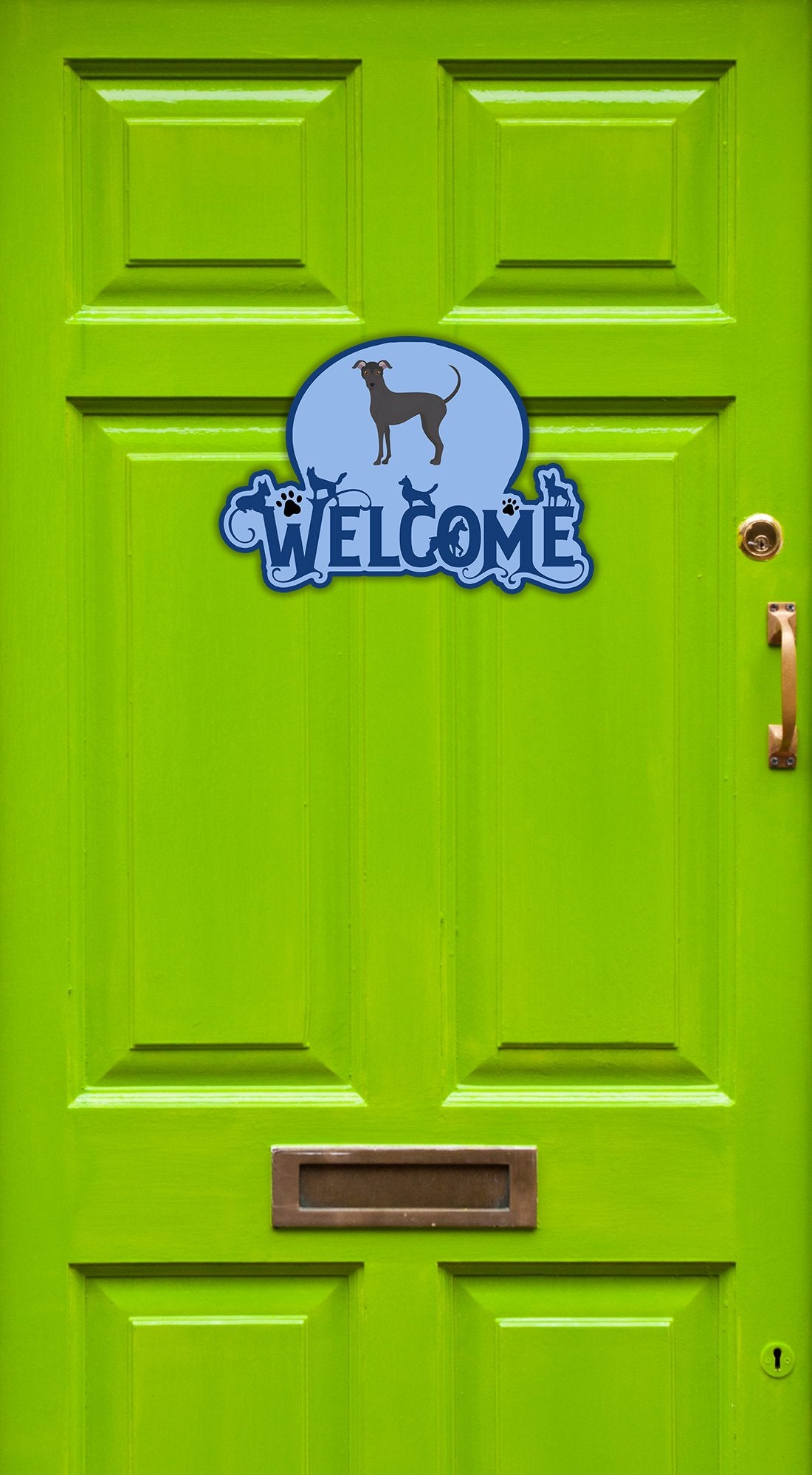 Buy this Argentine Pila Dog Welcome Door Hanger Decoration
