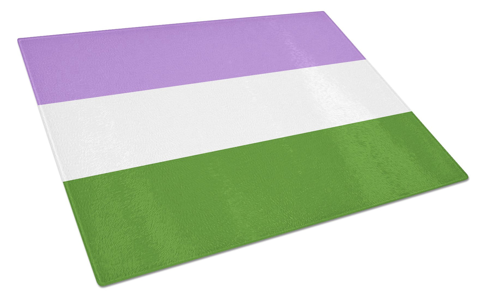 Buy this Genderqueer Pride Glass Cutting Board Large