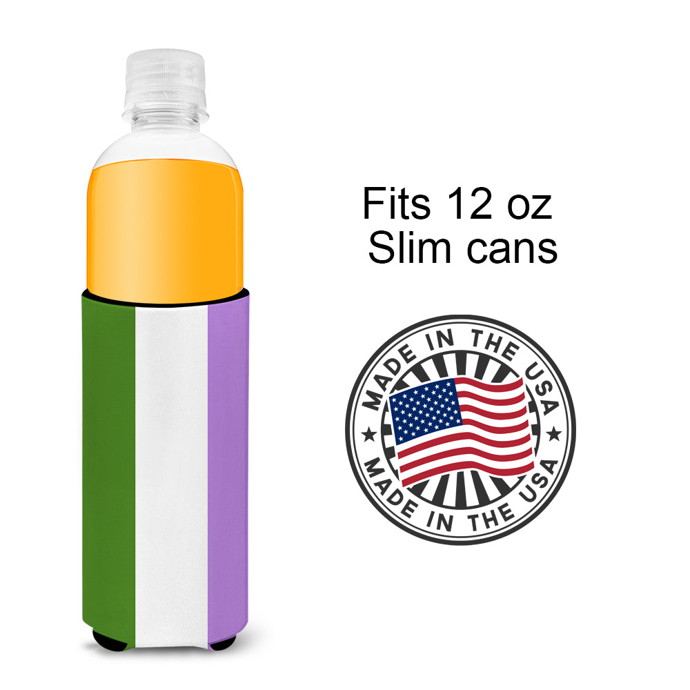 Genderqueer Pride Ultra Hugger for slim cans