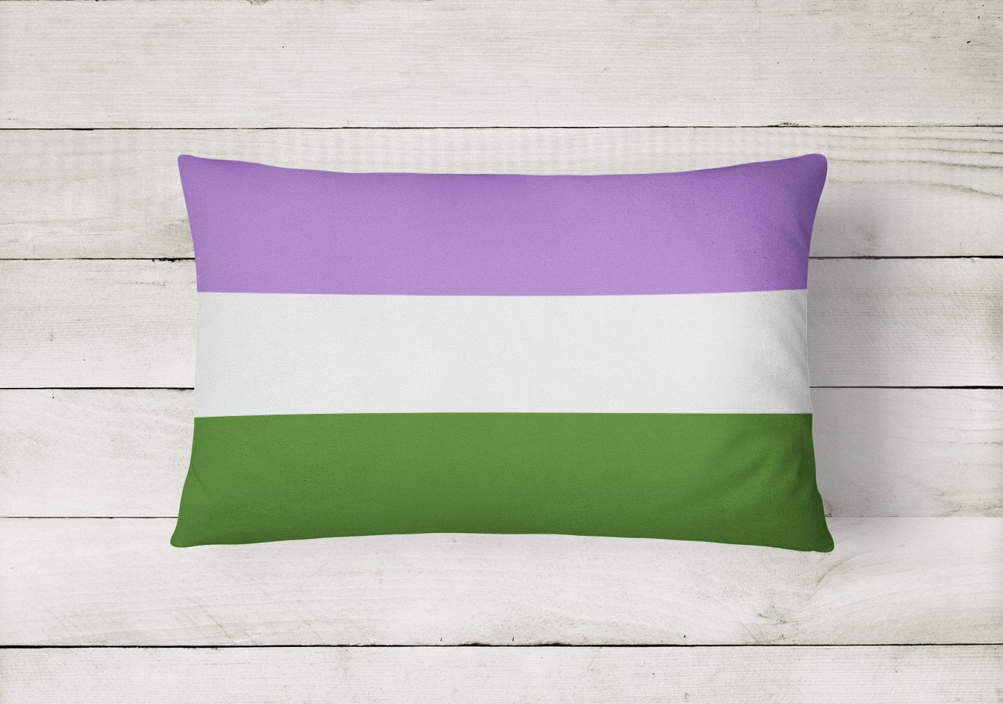 Buy this Genderqueer Pride Canvas Fabric Decorative Pillow