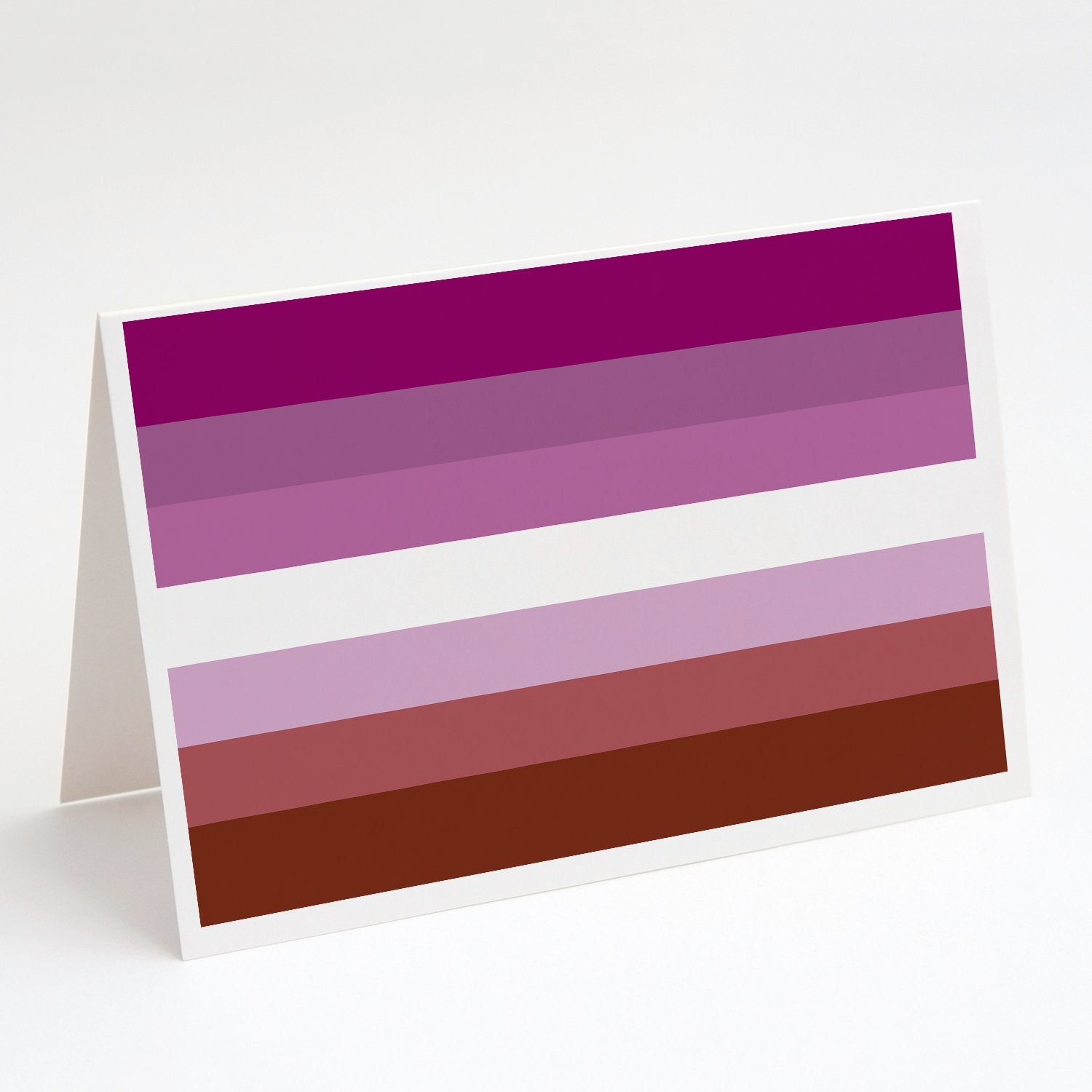 Buy this Lesbian Pride Greeting Cards and Envelopes Pack of 8