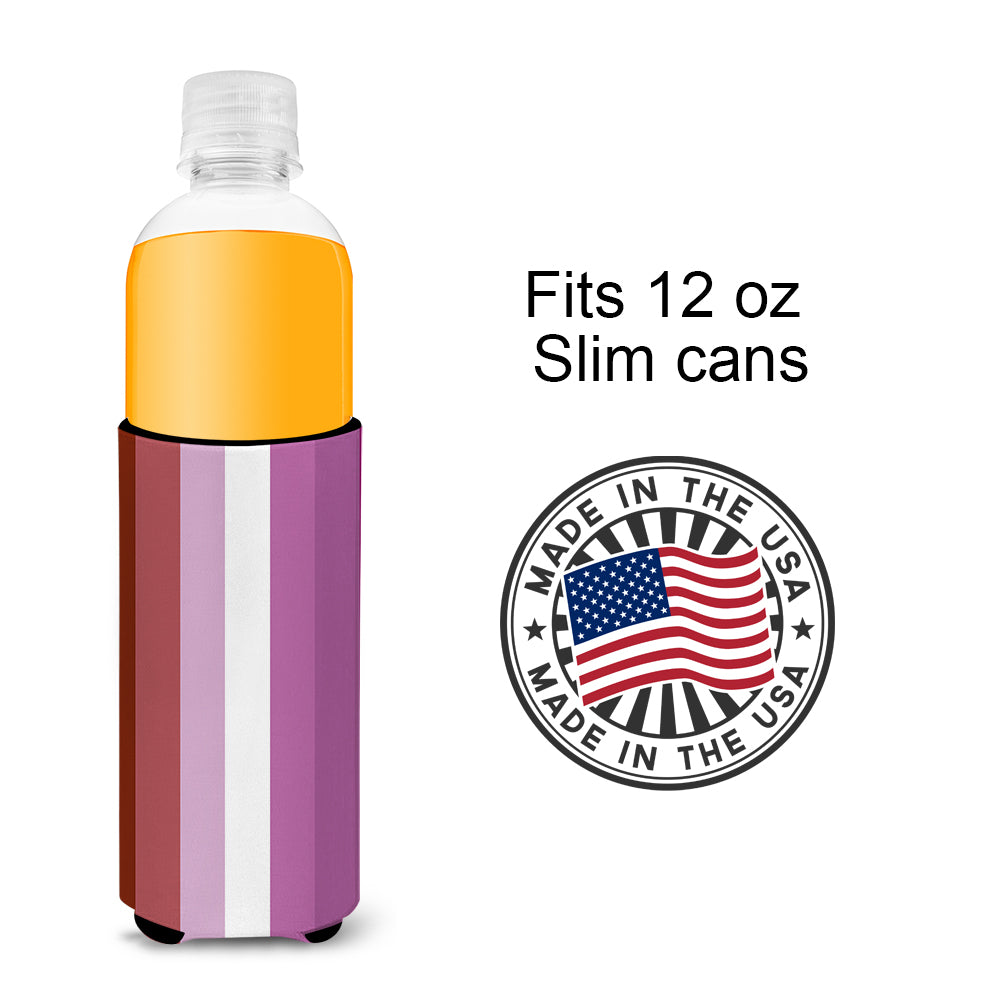 Lesbian Pride Ultra Hugger for slim cans