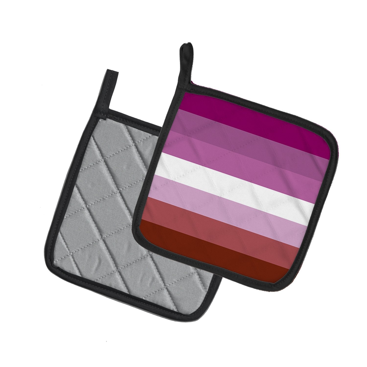 Lesbian Pride Pair of Pot Holders - the-store.com