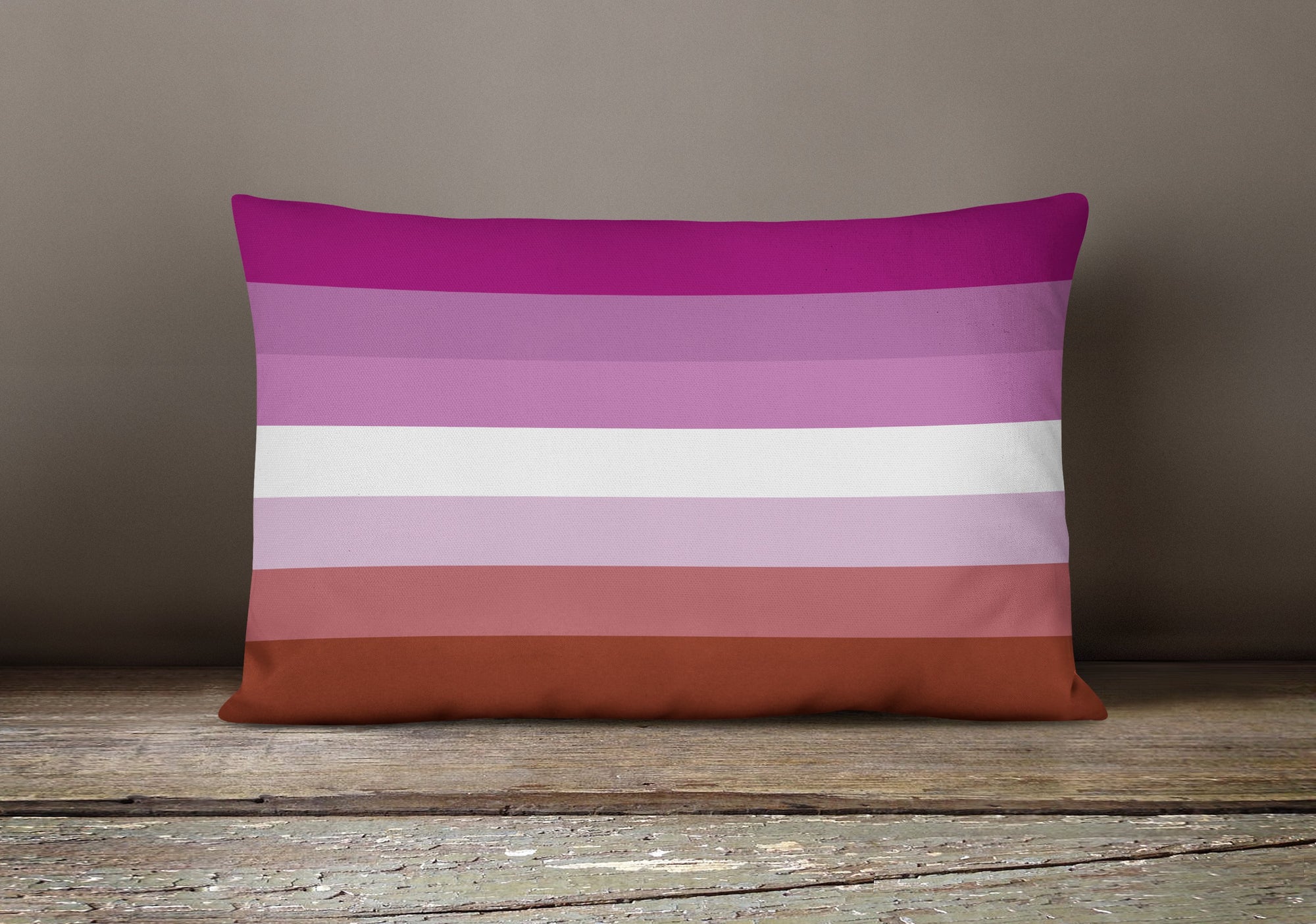 Lesbian Pride Canvas Fabric Decorative Pillow - the-store.com