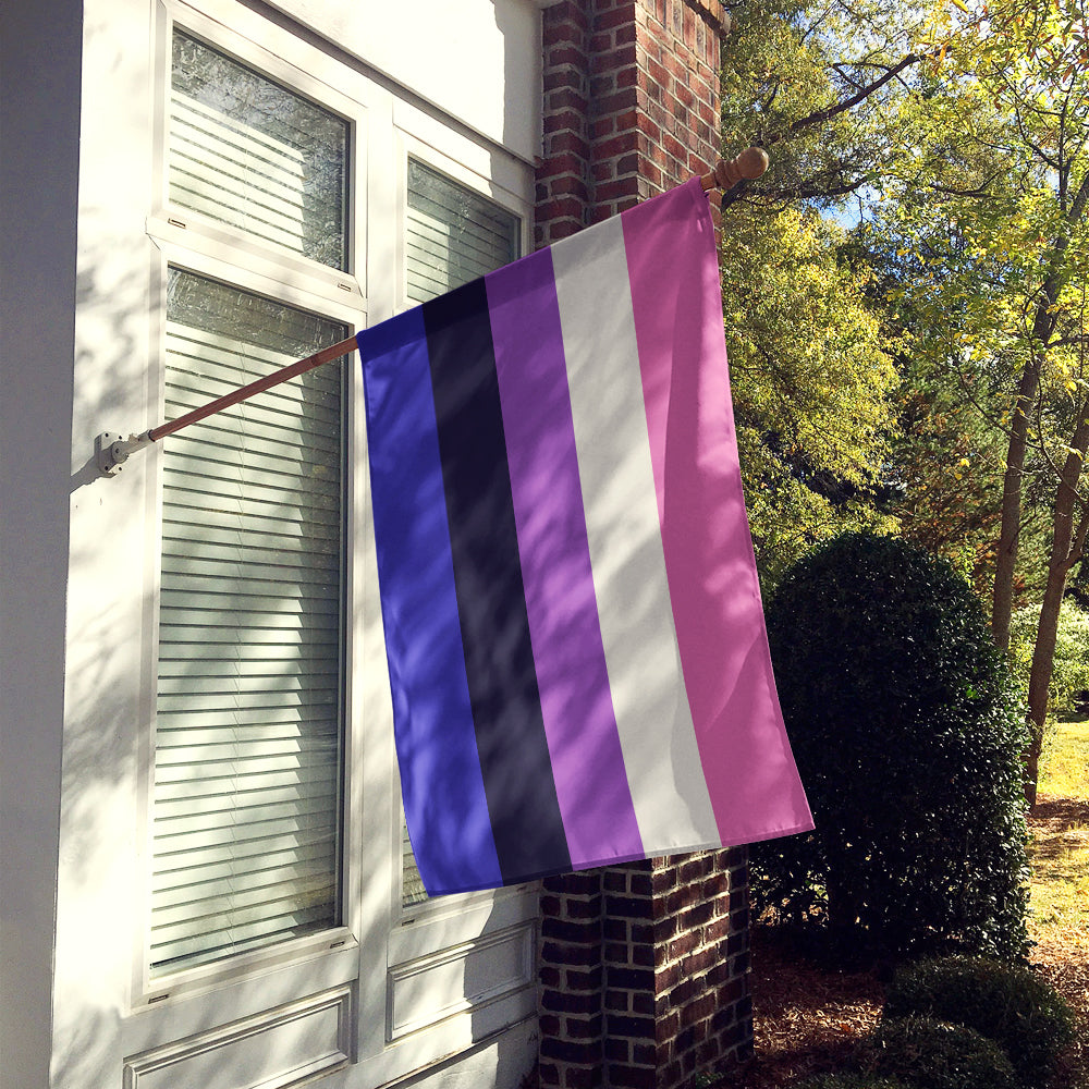 Genderfluid Pride Flag Canvas House Size  the-store.com.