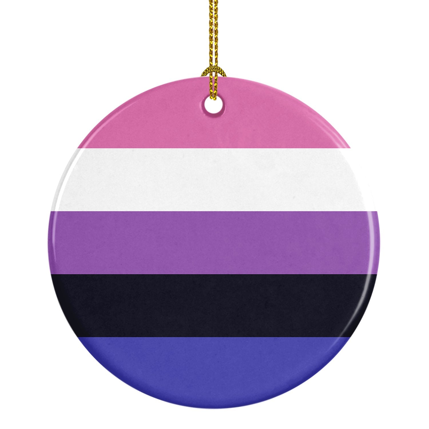 Buy this Genderfluid Pride Ceramic Ornament