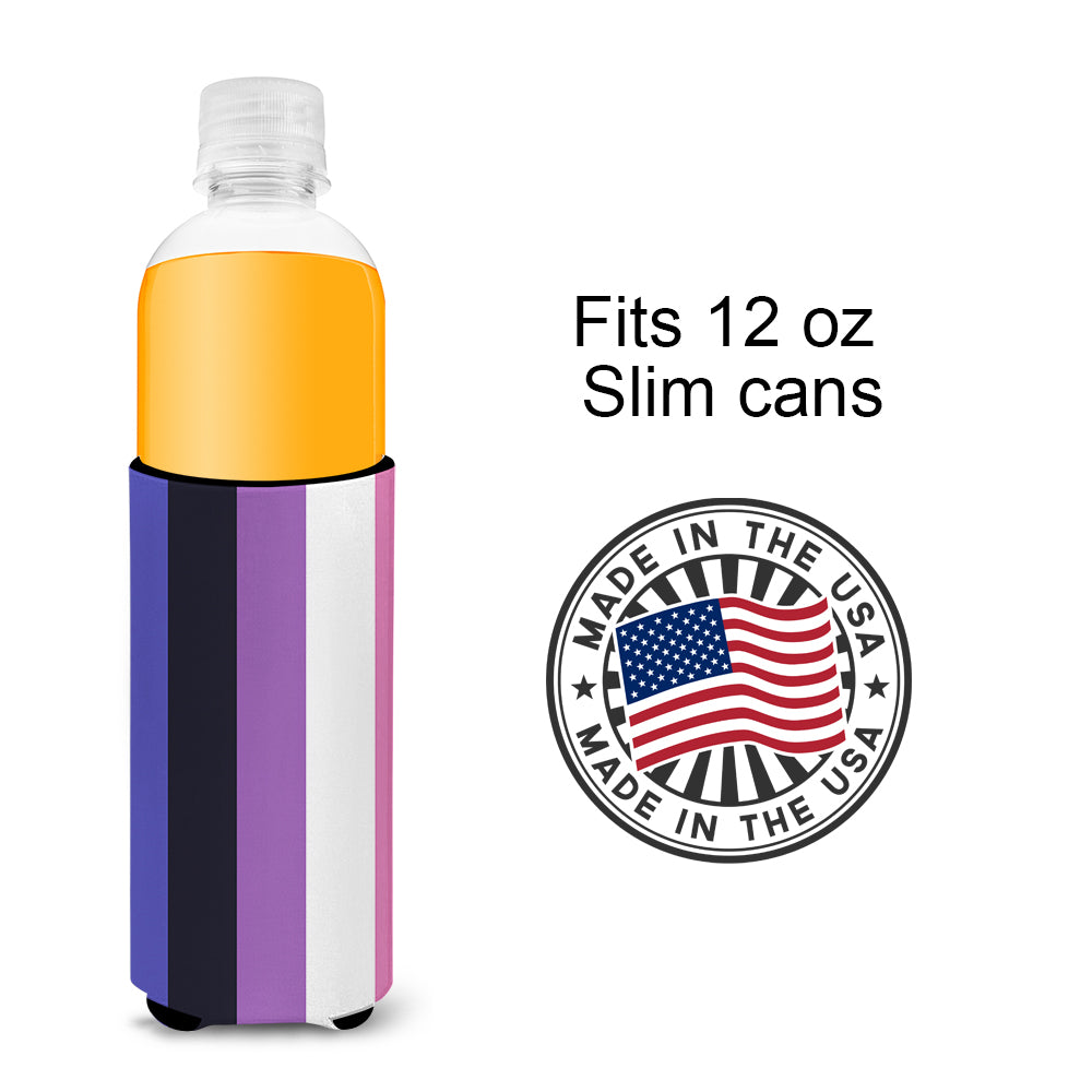 Genderfluid Pride Ultra Hugger for slim cans  the-store.com.