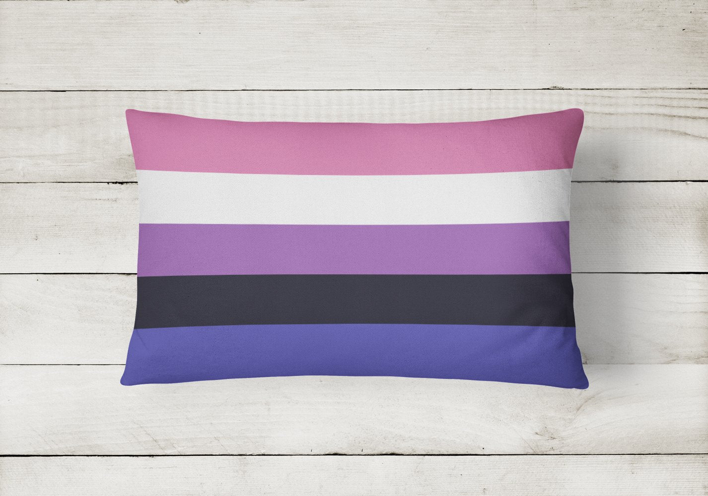 Genderfluid Pride Canvas Fabric Decorative Pillow - the-store.com