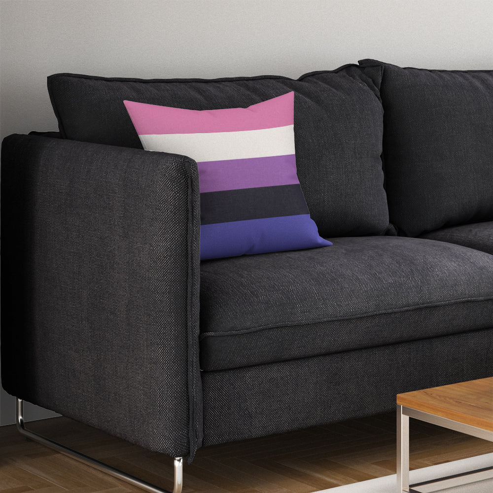 Genderfluid Pride Fabric Decorative Pillow - the-store.com