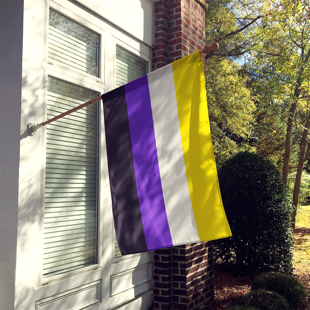 Nonbinary Pride Flag Canvas House Size