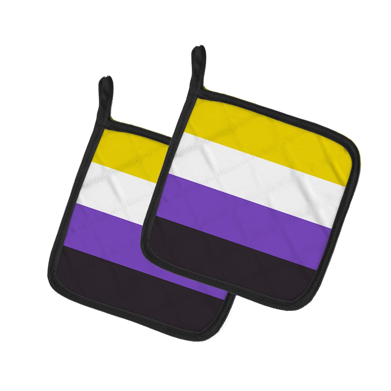 Buy this Nonbinary Pride Pair of Pot Holders