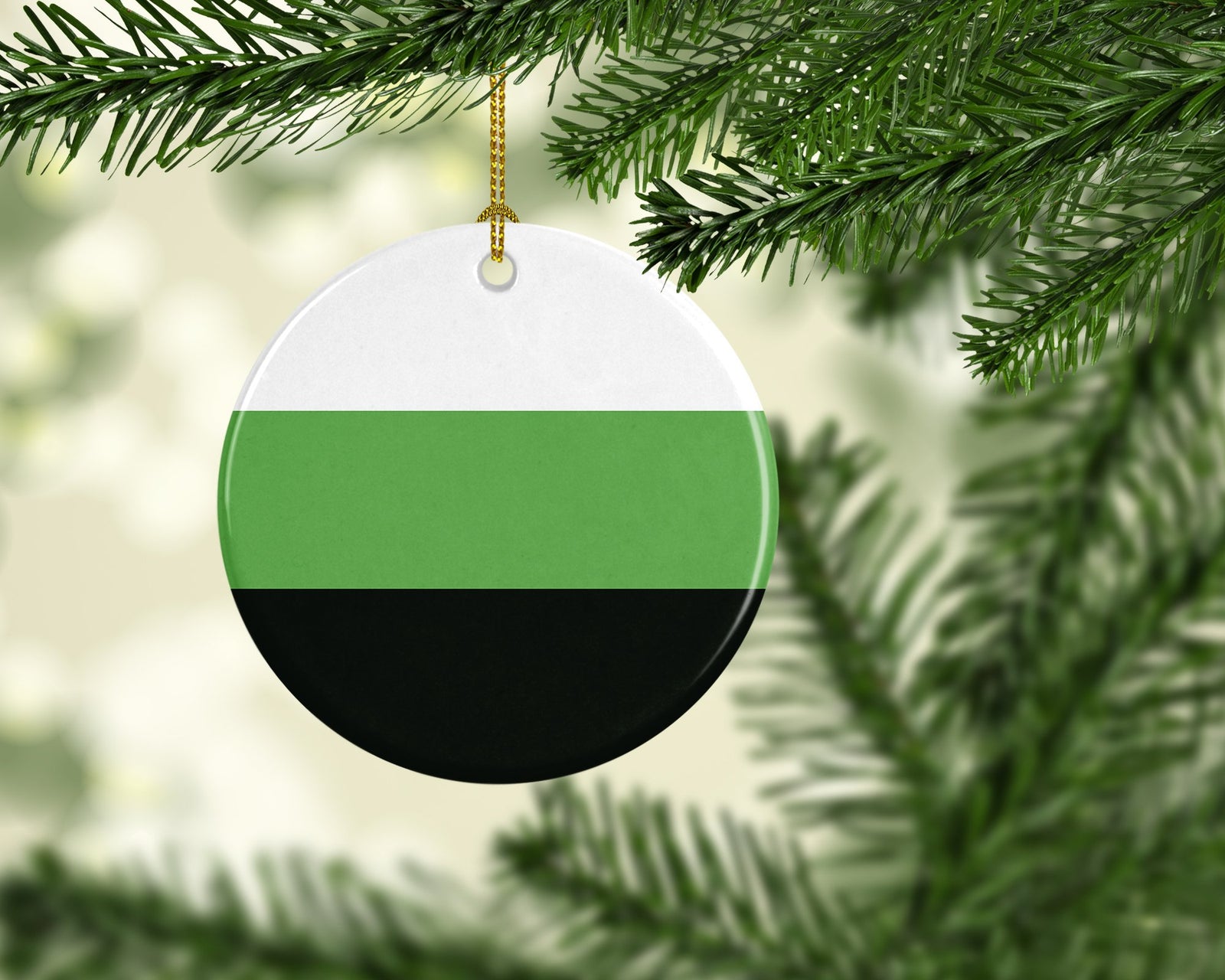 Caroline's Treasures Neutrois Pride Ceramic Ornament