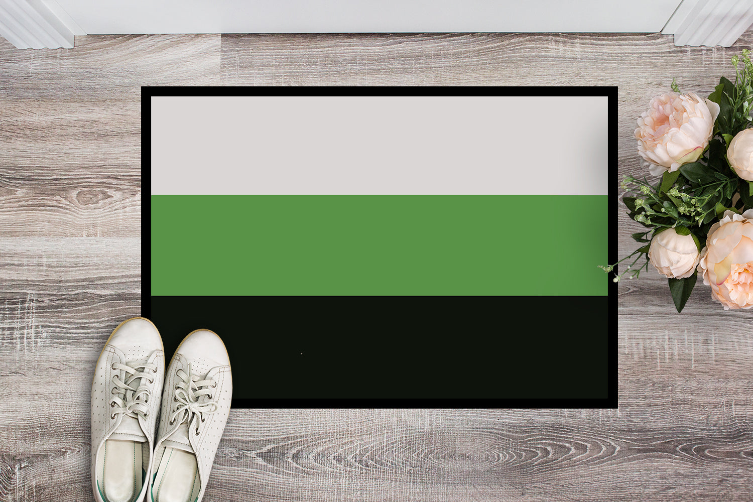 Caroline's Treasures Neutrois Pride Doormat - 18x27 Decorative Floor Mat – Indoor/Outdoor Rug with Artistic Flair