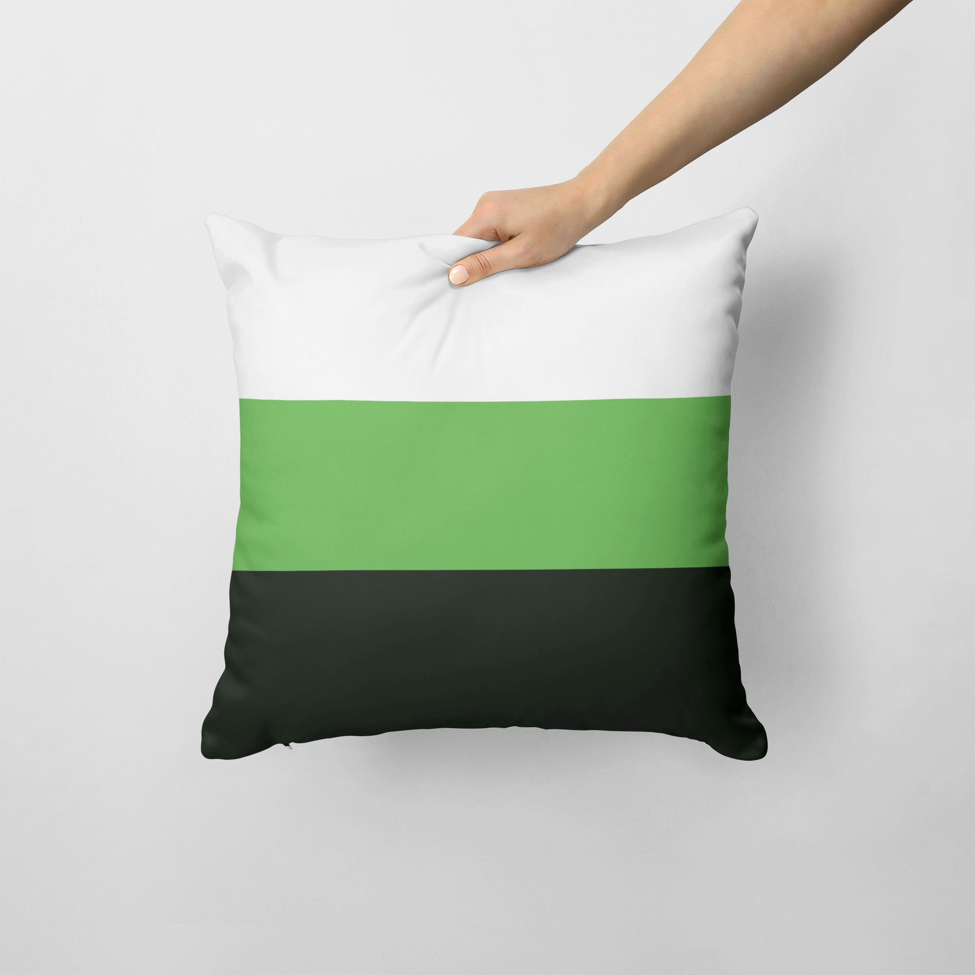 Neutrois Pride Fabric Decorative Pillow - the-store.com