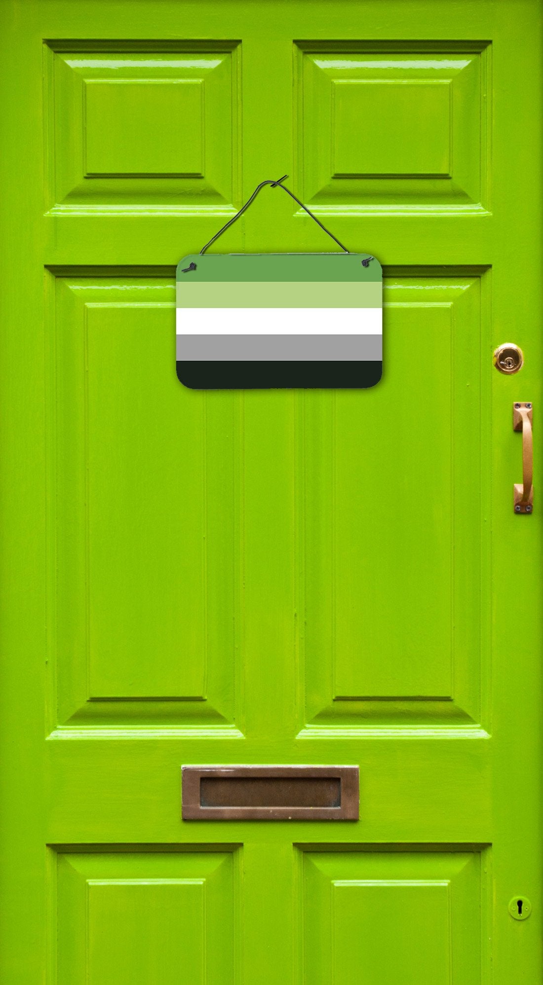 Caroline's Treasures Aronmantic Pride Wall or Door Hanging Prints